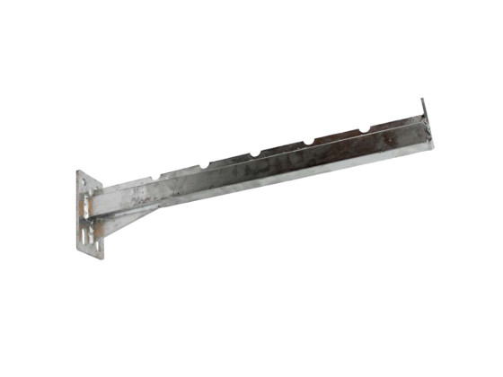 Snekædeholder 650mm varm galv Heavy Duty - Længde 650mm incl. flange - Stål kvalitet S355 - Overflade, varm galvaniseret