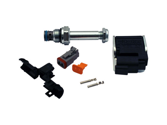 El-ventil, komplet, til bypass ventil 24V uden override - 3787494