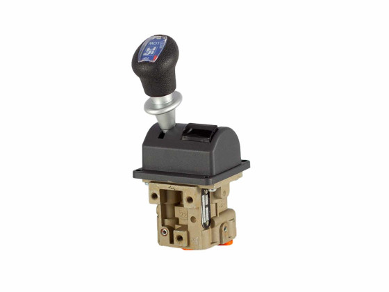 Tiphåndtag CP2000-2 Pneumatik. 2 tryk. Med lys. 6x4 quick couplings