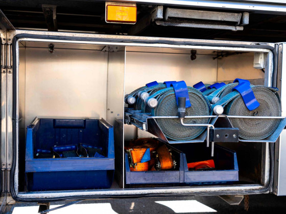 Båndholderskuffe m/14 rum galv. - Ny 2009 model komplet.