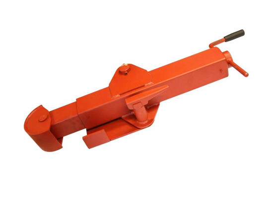 Støtteben f/kærre m/rullefod, primet +100mm - Priming er kun Lager/Transportbeskyttelse