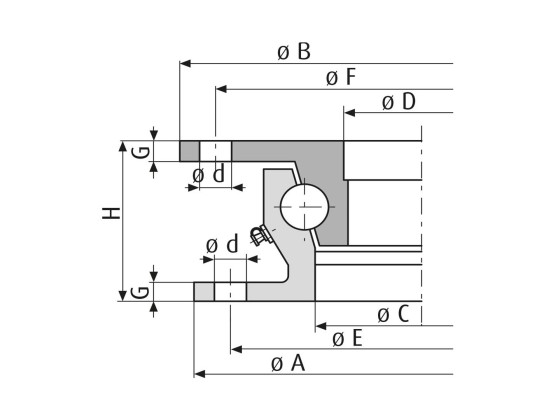 Jost Kugledrejekrans 90/1100.24