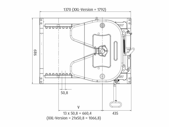 Skammel 2" luft stel  Scania 173mm - JSK SL E0 32 20 BC