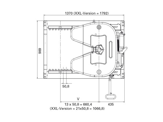 Skammel 2" luft stel  Scania 203mm - JOST JSKSLE04520BG/BC