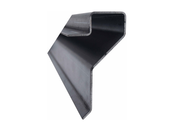 Ladkantprofil 28 mm 7 mtr - 61221 - Rå