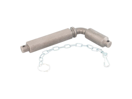 Lock bolt, straight, with chain - for 810332/810342