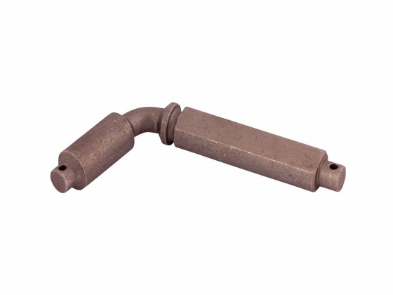 Lock bolt, angled, with chain - for 810354