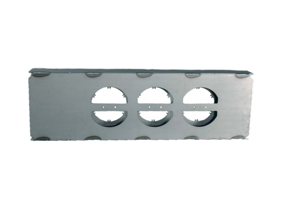 Lygtebjælke 3 hul L865mm t/Hamburger/Jokon/Ermax lygter