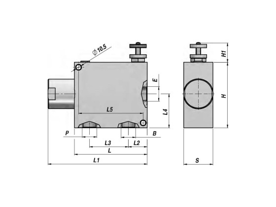Prioritetsventiltrykkompenseret VPR3 3/4"