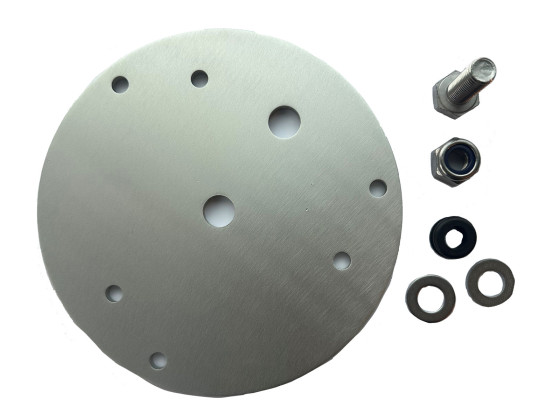 Monteringsplade til rotorblink, alu - til Kelsa lygtebøjler - BMPA