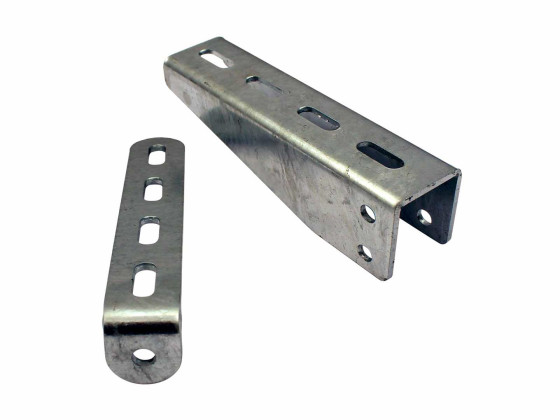 Support beslag bukket og skinne f. værktøjskasse