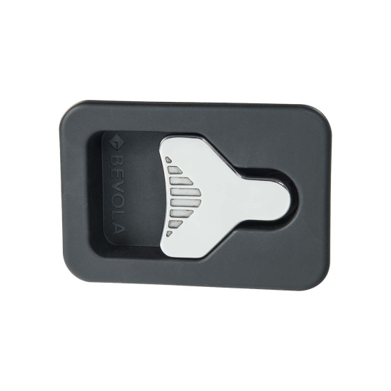 Indbygningslukker plast m/låsecyl+pakning 176x120 BevoBox