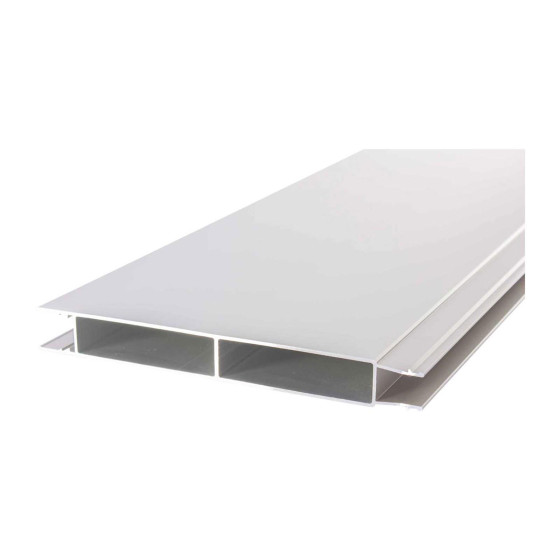 Mellemprofil 200mm 7500mm anod  - 20my natur - B1010