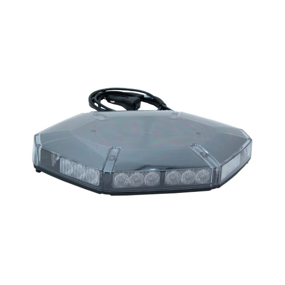 Blitzblink lygtebro 12/24V LED, orange - Højde 650mm - Med magnetisk/vacum base