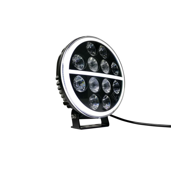 NORDLYS+ Fjernlygte 9" LED 9-30V m/orange positionslys