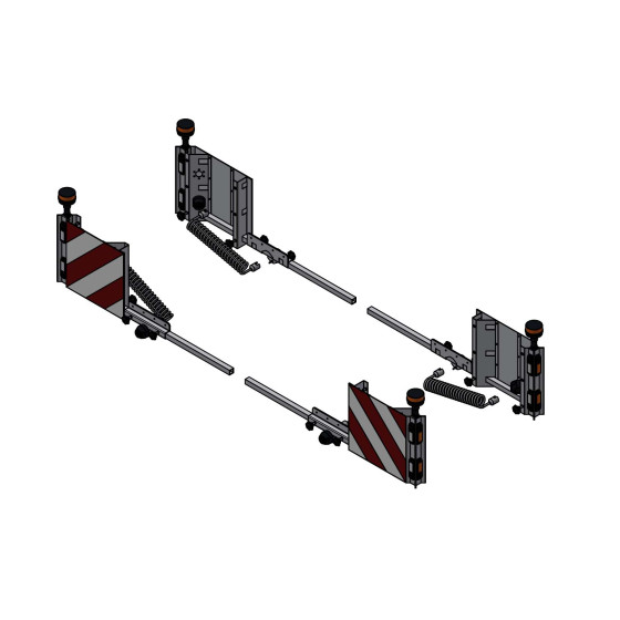 Bred last markering m/lys+rotorlygte EU sæt