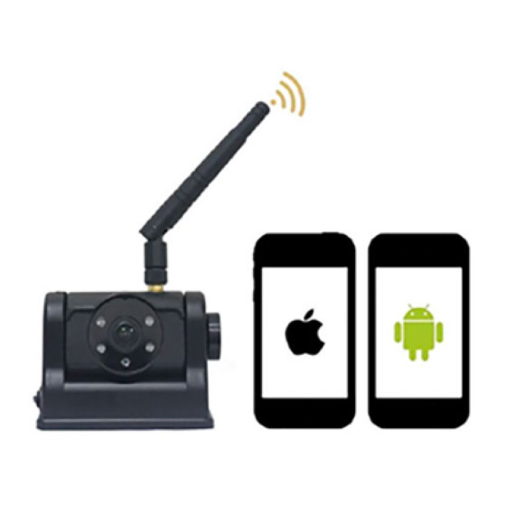 BevoCam WiFi bakkamera inkl. batteri til opladning af kamera