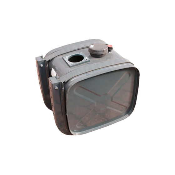 Hydrauliktank stål 80L L500mm u/filter