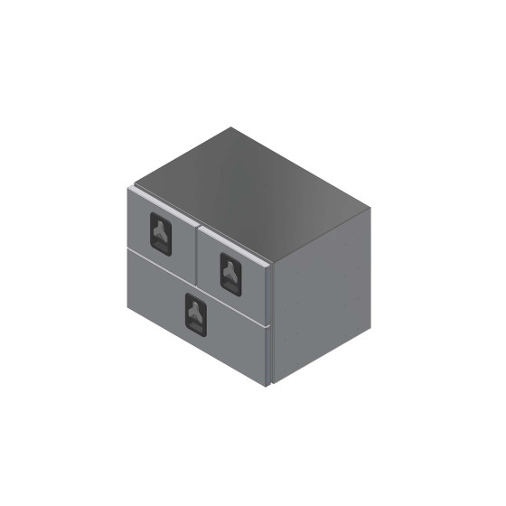 BevoBox mix Premium 800x600x600 m. skuffer - 1009-90457