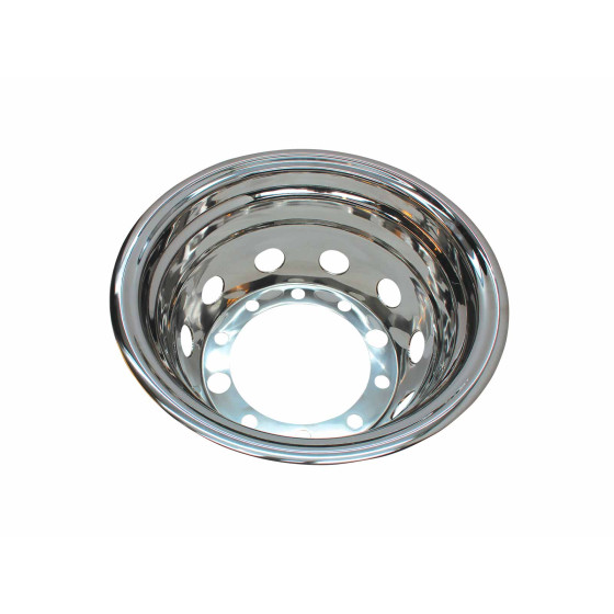 Bagkapsel 22,5"x9" Deep Nested, rustfri - 10 huls - 300mm dyb - PCD 335mm - Deep Nested