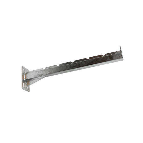 Snekædeholder 650mm varm galv Heavy Duty - Længde 650mm incl. flange - Stål kvalitet S355 - Overflade, varm galvaniseret