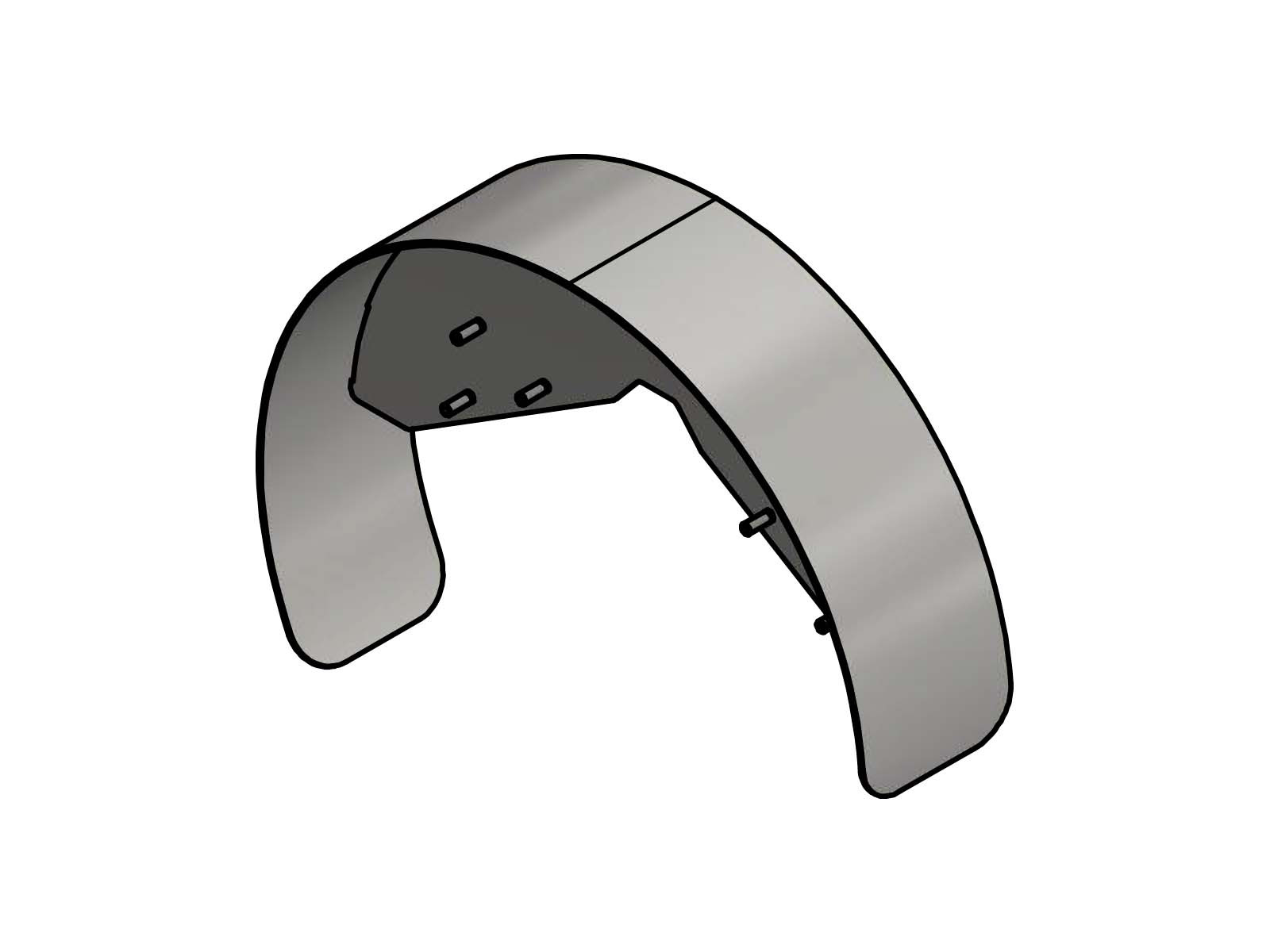 Støvskærm f. 195 single V - BS195 si.