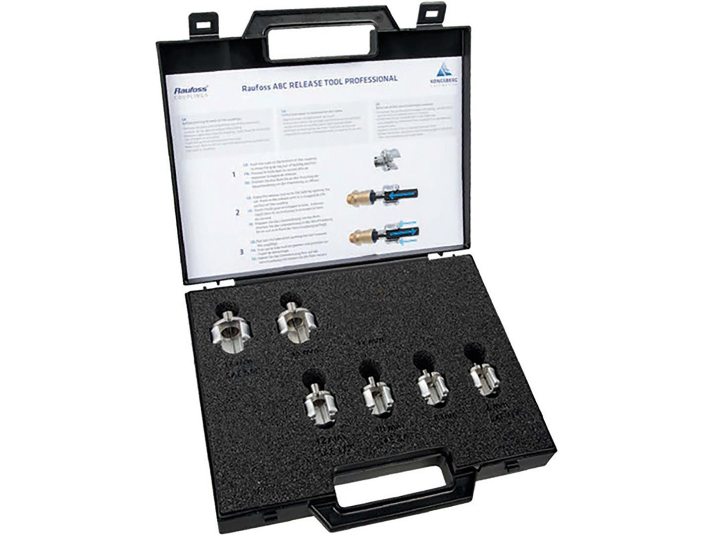 Værktøj kit Raufoss ABC 6, 8, 10, 12, 15 og 16mm - 2600922