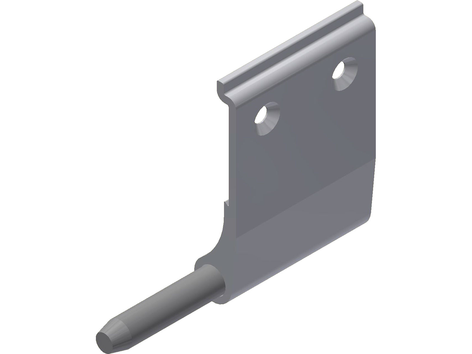 Hængsel alu V 160/90mm m/tap for 353032