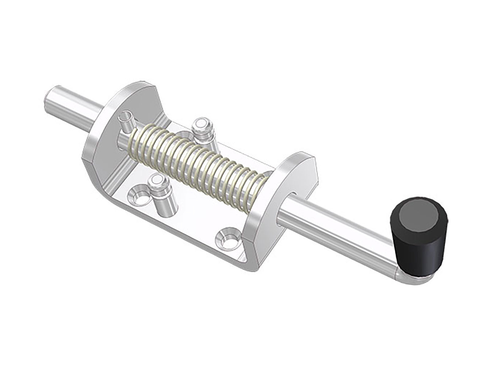 Dörrhållare m/fjäder mini, rostfri(310065)