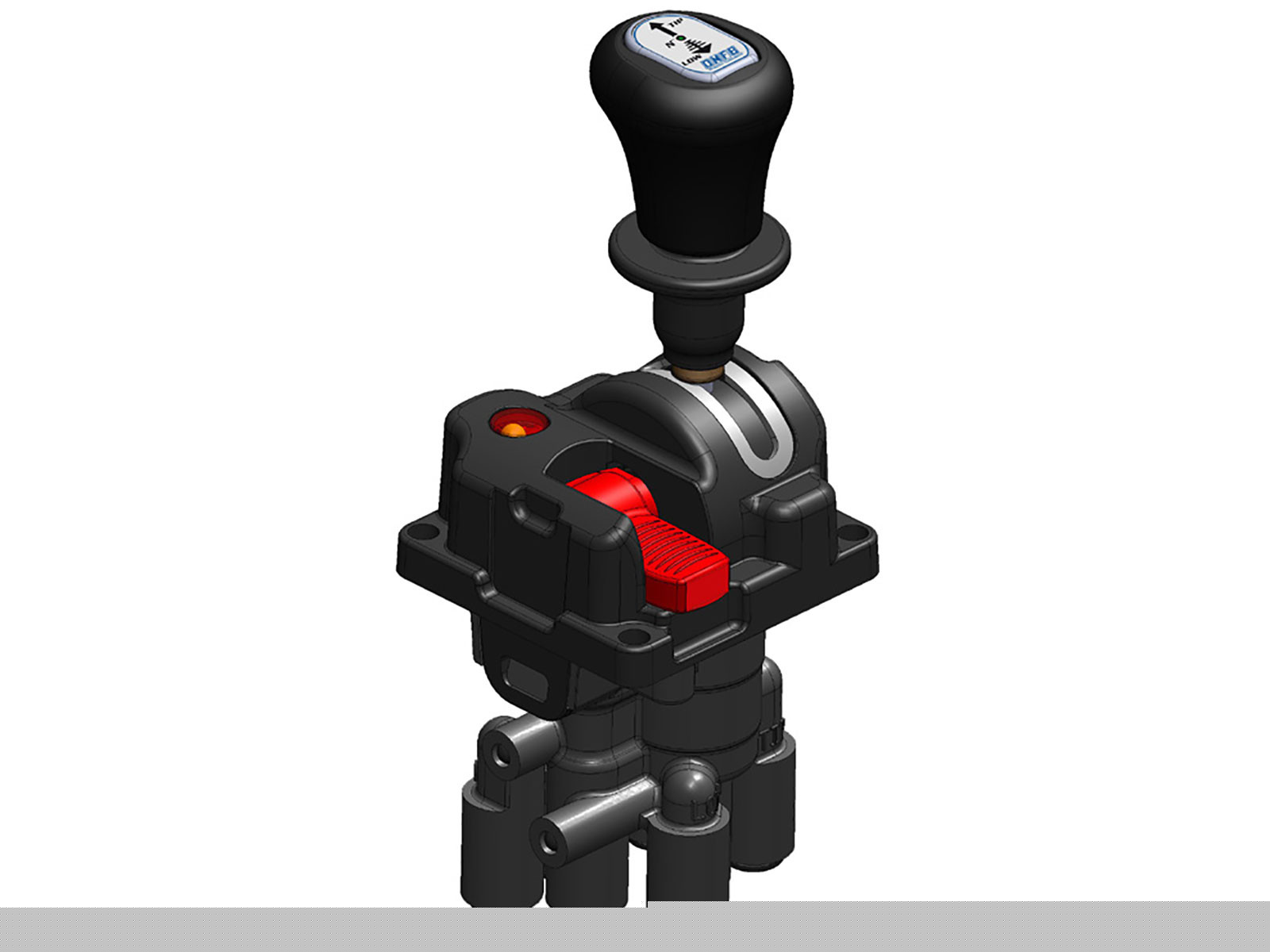 håndtagsretur: Manuel (med op-/nedstigningsblok) - Med PTO-kontrolkontakt: Manuel PTO-afbrydning - slange d.6 mm -  - VÆGT - 0,3780 Kg