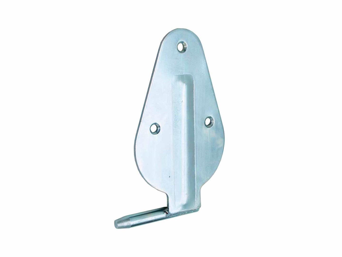 Hængselplade m/tap elzink V - 20381 - 20 stk pr. kss