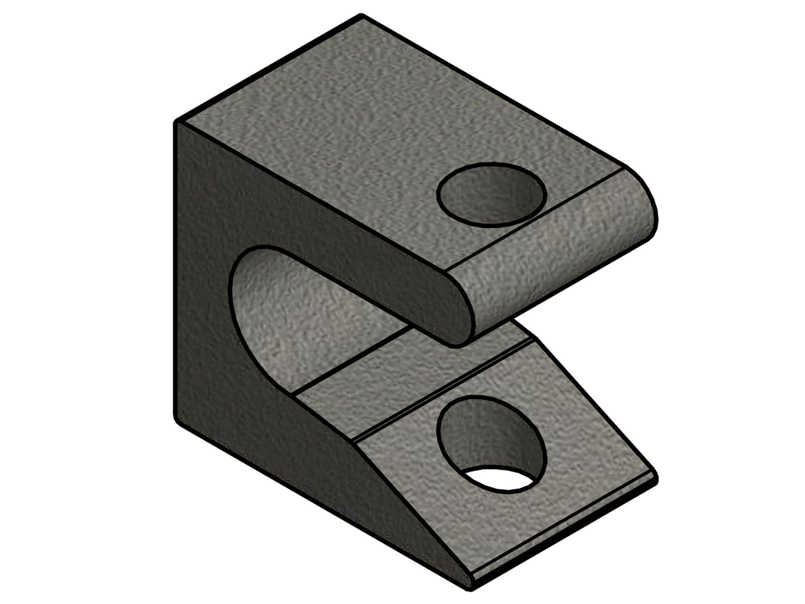 U-bøjle for sidefjeld (for svingtap)