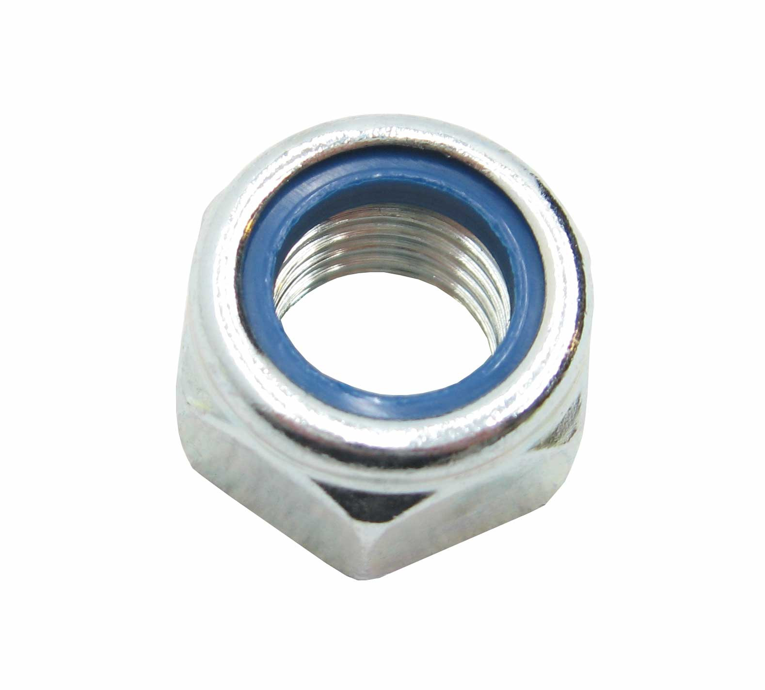 Låsemøtrik 16mm 6/8 FZB - DIN 985, med nylonring - 100 stk. pr. æske - (AN 17916000)