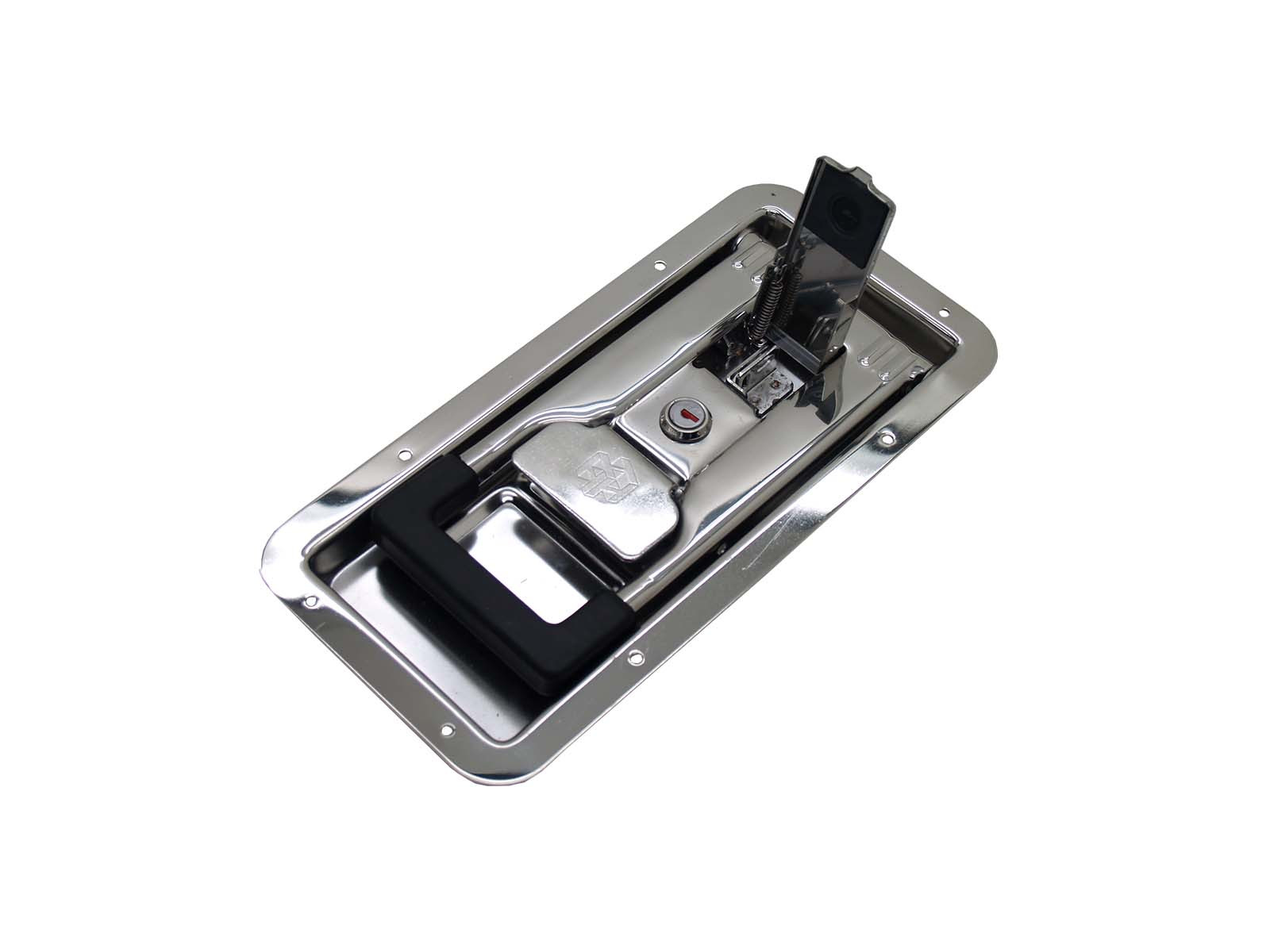 Dørlås f/indb.(D23,5mm) f/Ø16mm rustfri - 2386