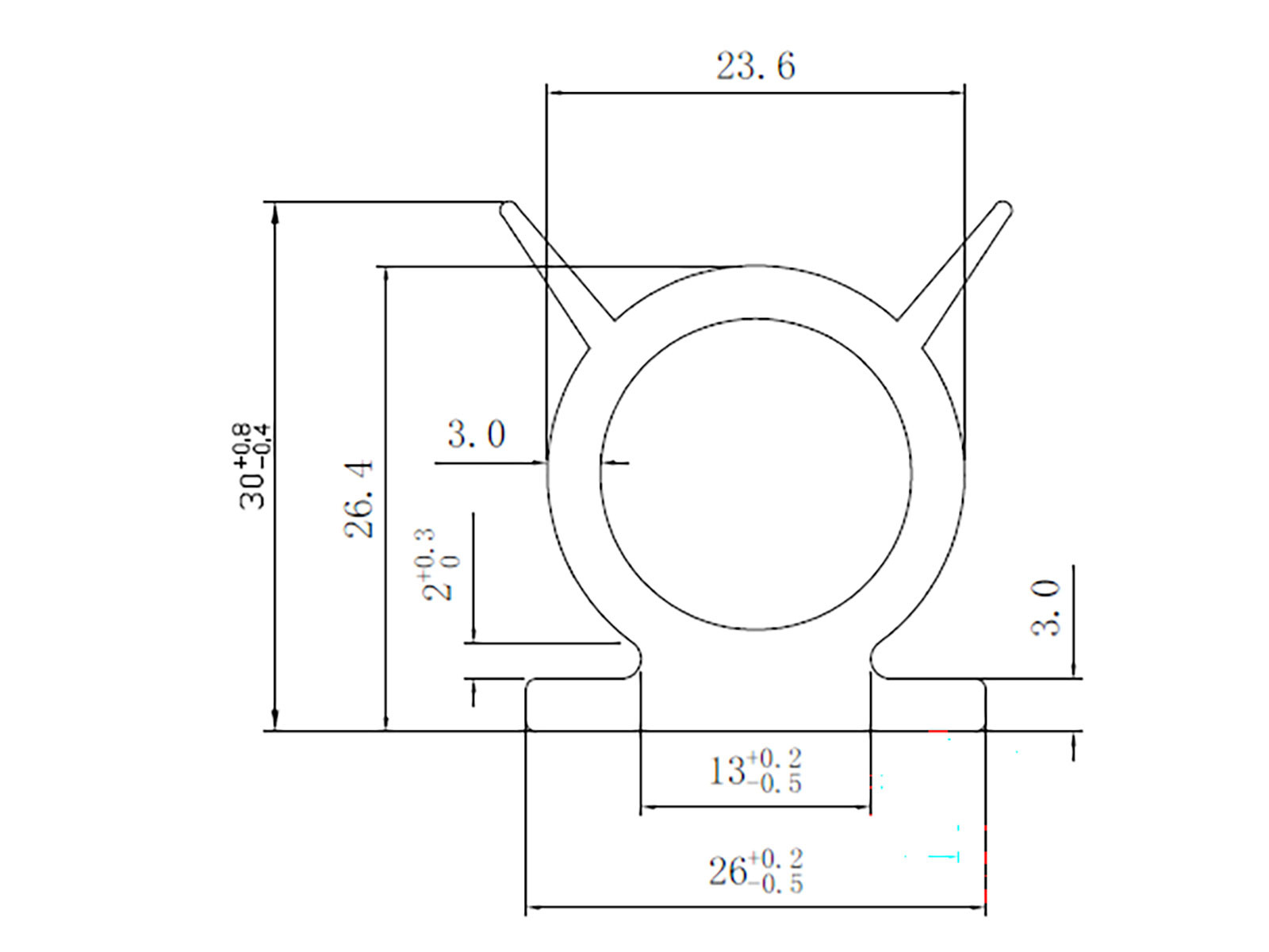 Monteringsskinne - 3 m. Galvanisert.
