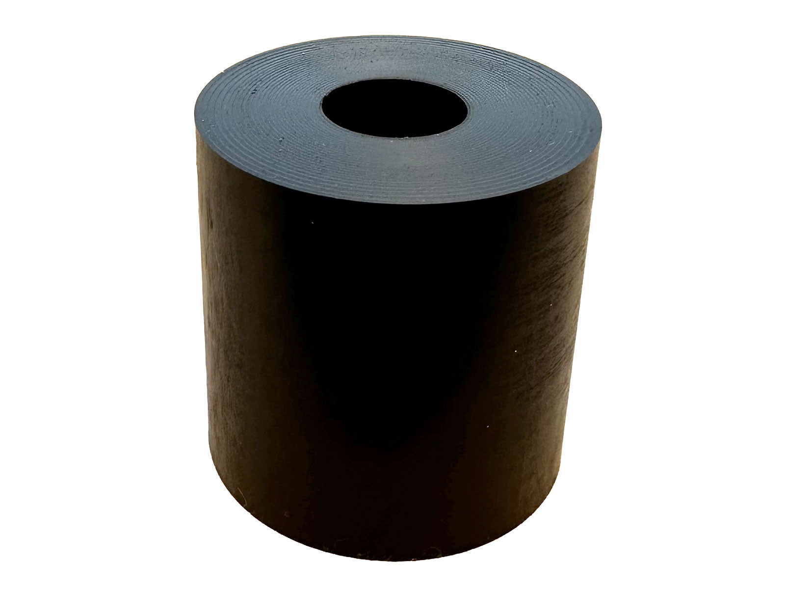 Gummiklods sh.80 Ø40/Ø14,5x40mm sort