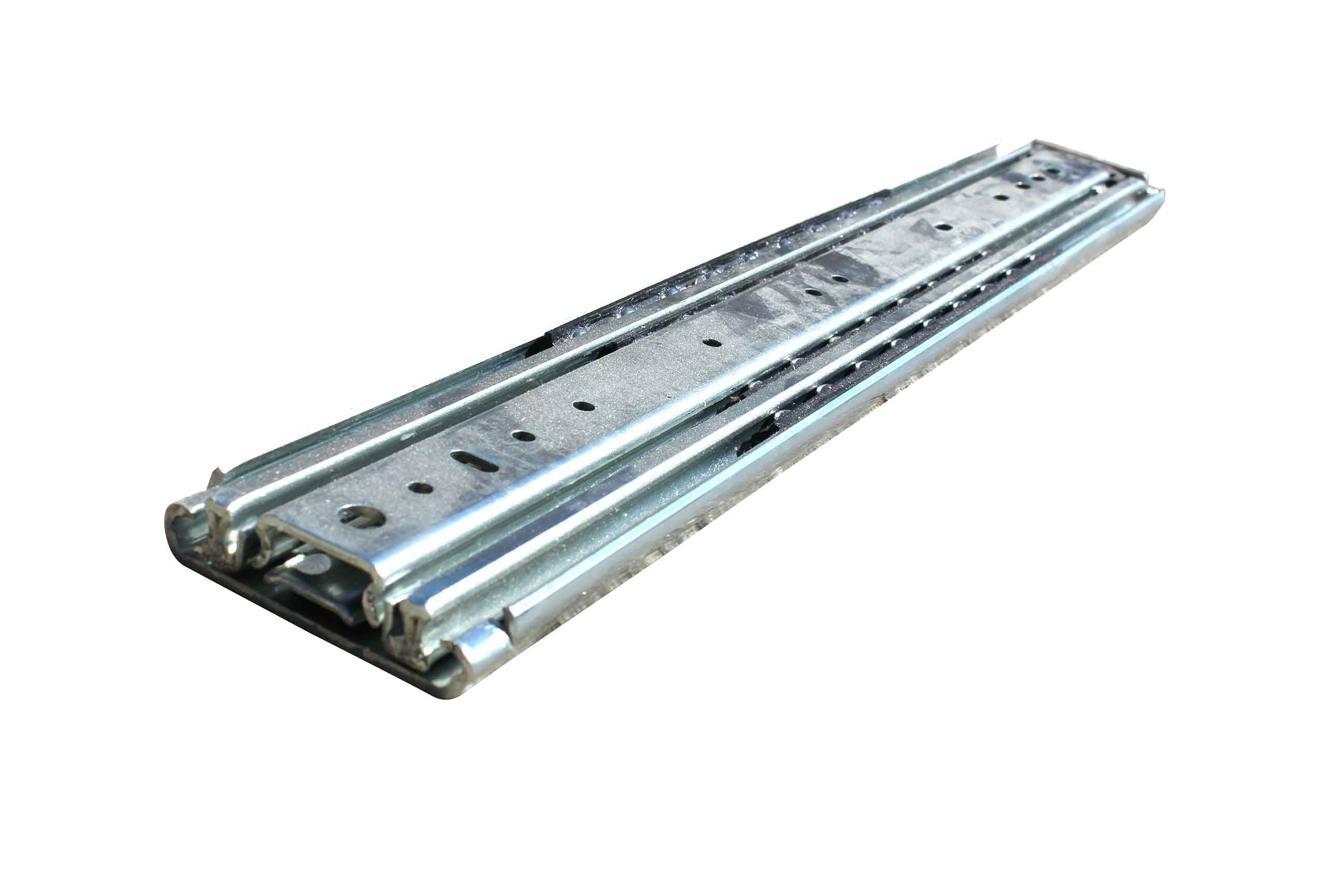 Glideskinne 113kg 500mm, zink galv - Højde 53mm, uden lås