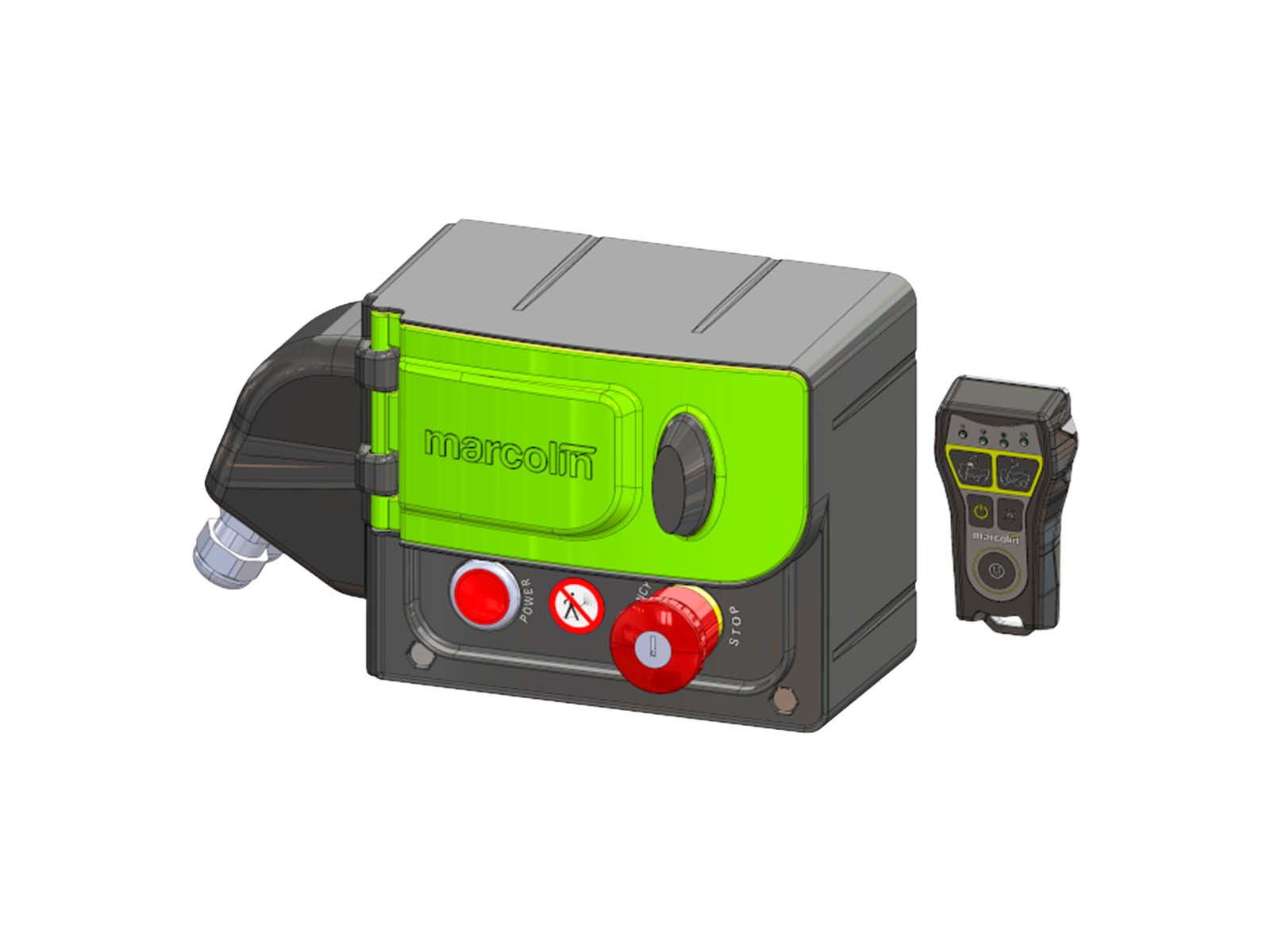 Kontrolboks 24V 2G4 - Base m. fjernbetj. - Marcolin 4RC.00582