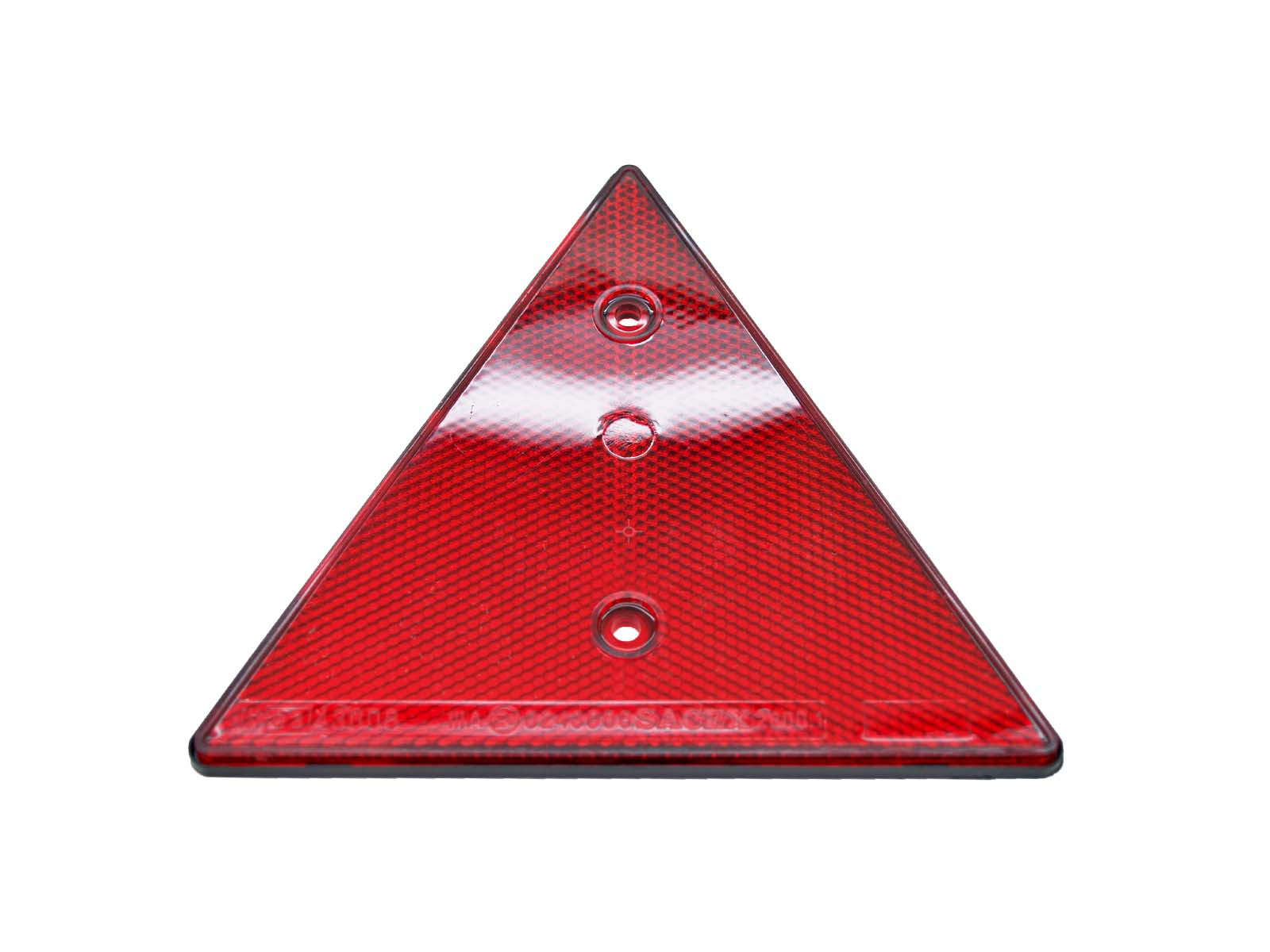 Trekantrefleks m.plastunderlag - 160x140mm, E mærket