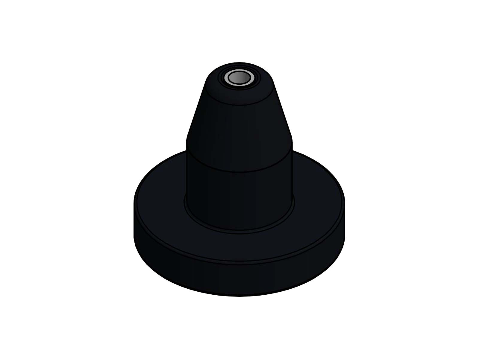 Gummiholder for alu-starkerør