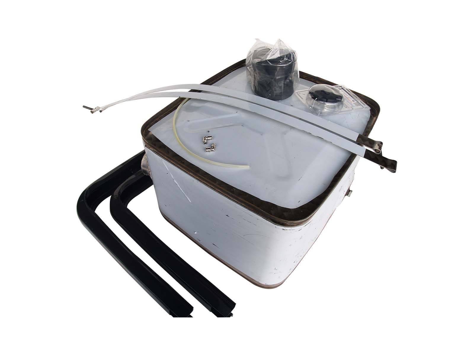 Aggregattank rustfri 165L 500mm - 5300N