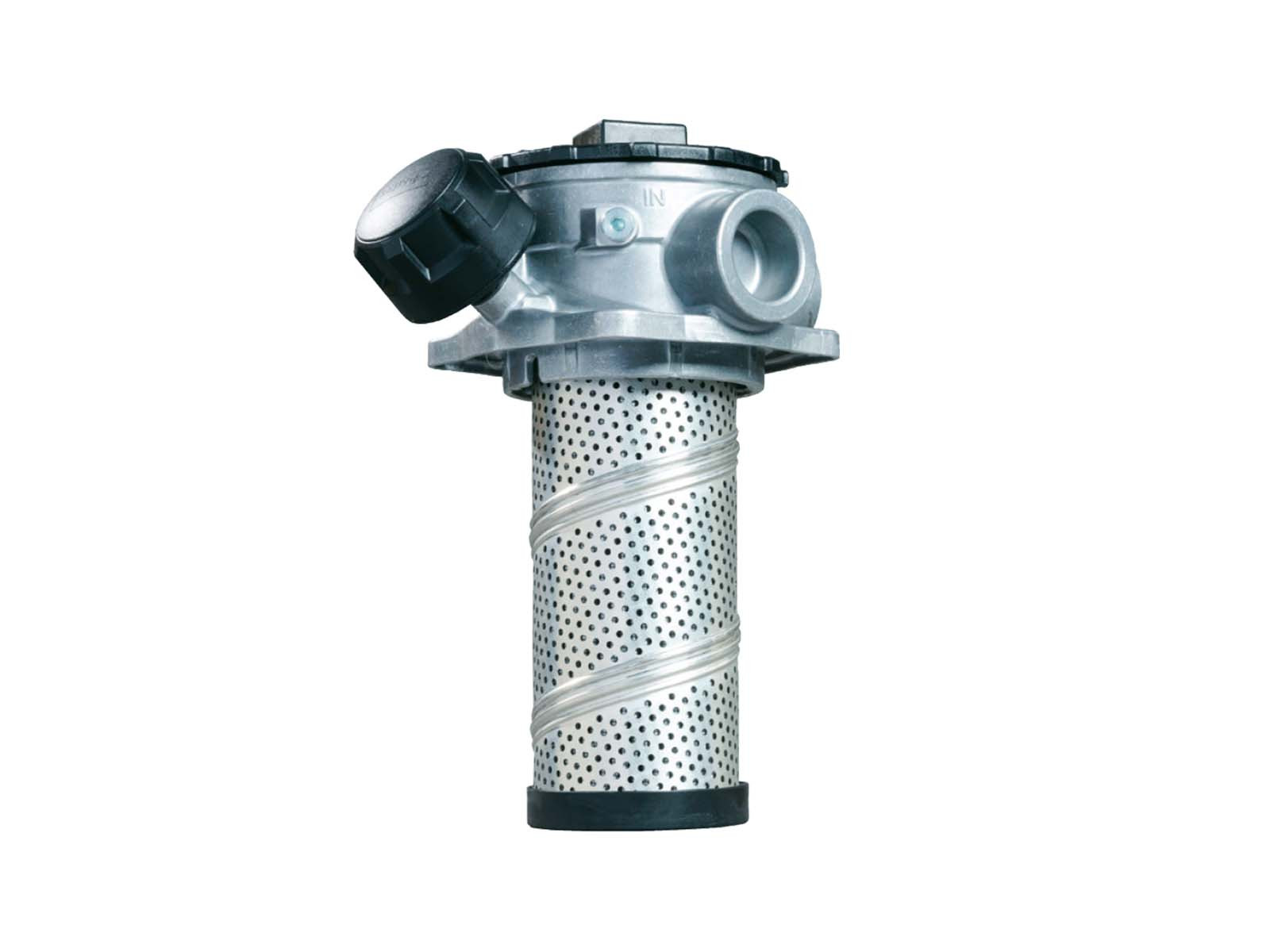 Parker returfilter TTF-4A-10Q  for tankmontering, flow 150 l/min, tilslutning 2x1" BSP, hulmål 90mm