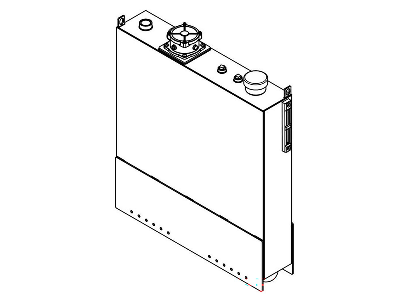 Parker EPF2-2-20Q, højtryksfilter for rørmontering  - 3/4" BSP, 450 bar, 140 l/min, inkl. 20my filterelement
