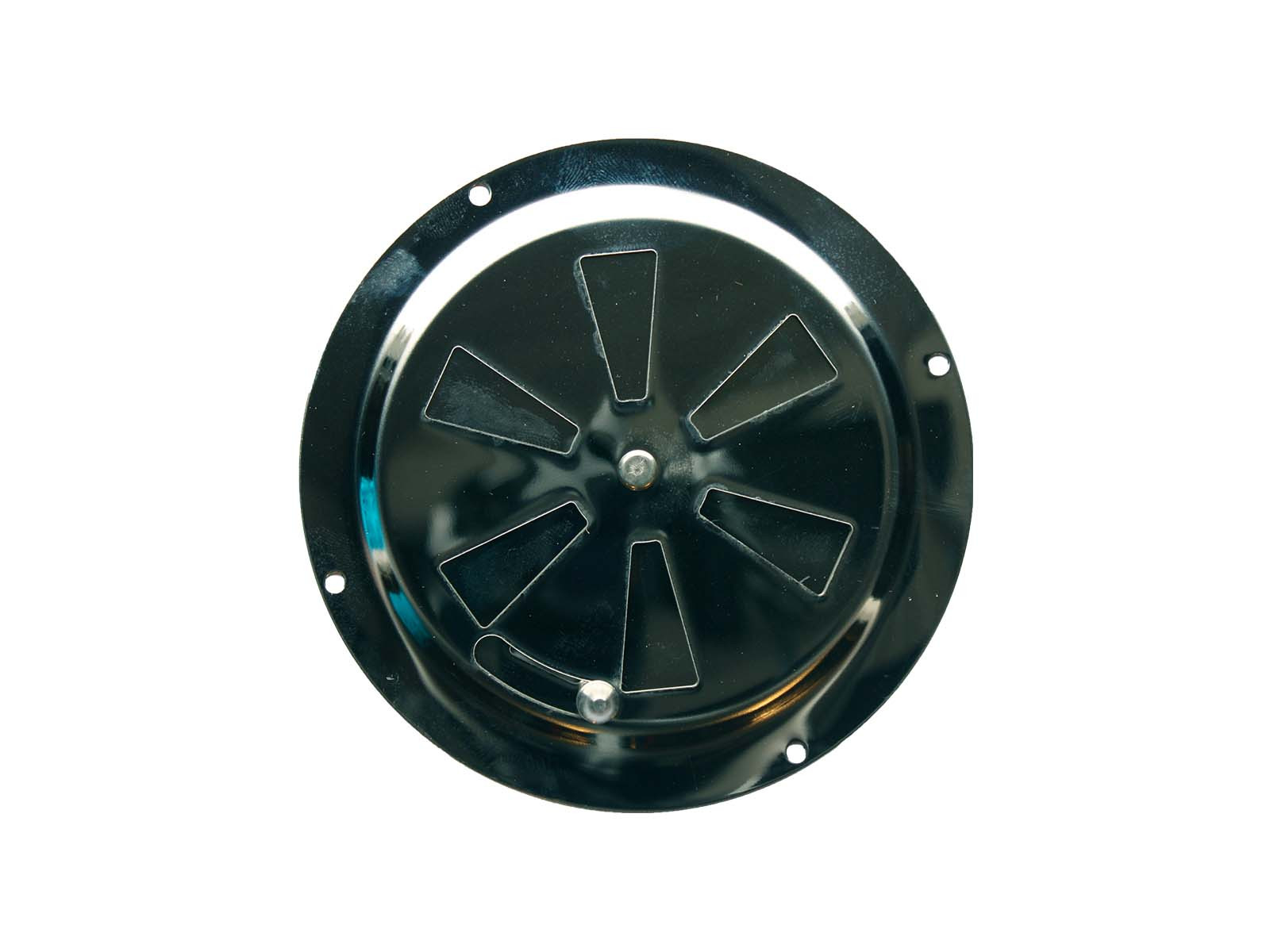 Udluftningsrist Ø 127mm rustfri syrefast on/off