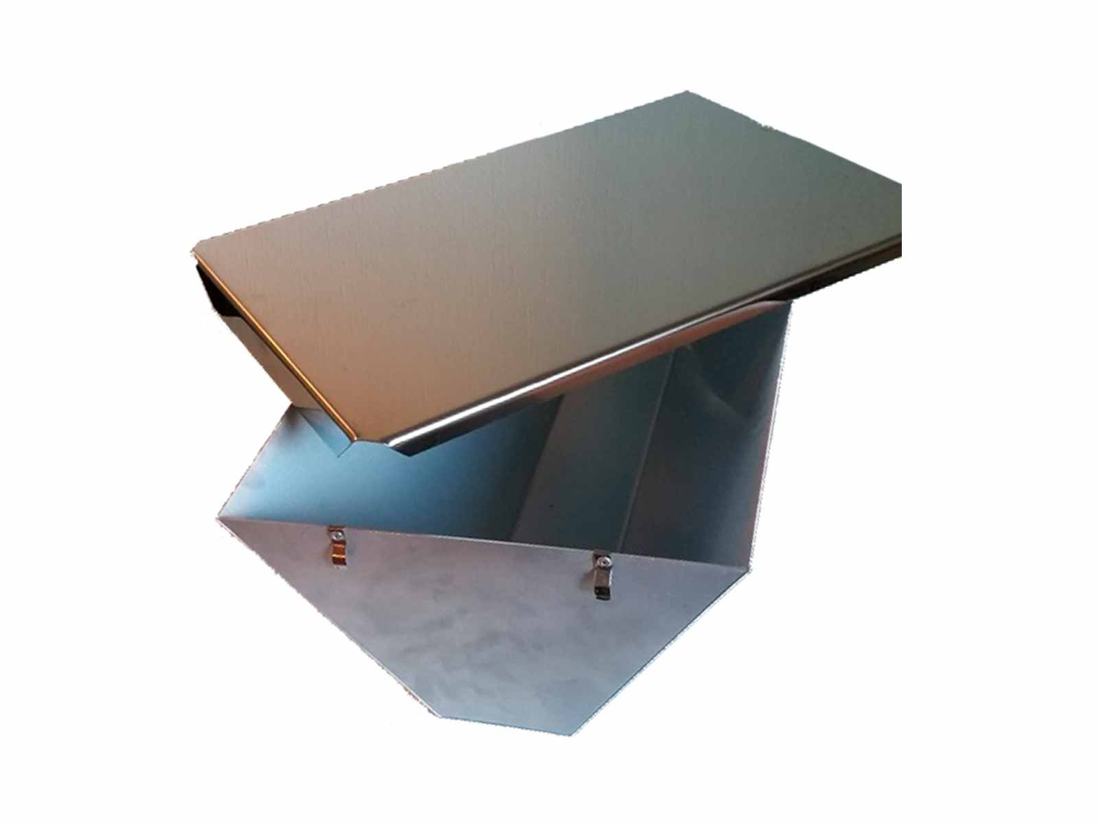 Kædekasse for Scania med rustfrit låg