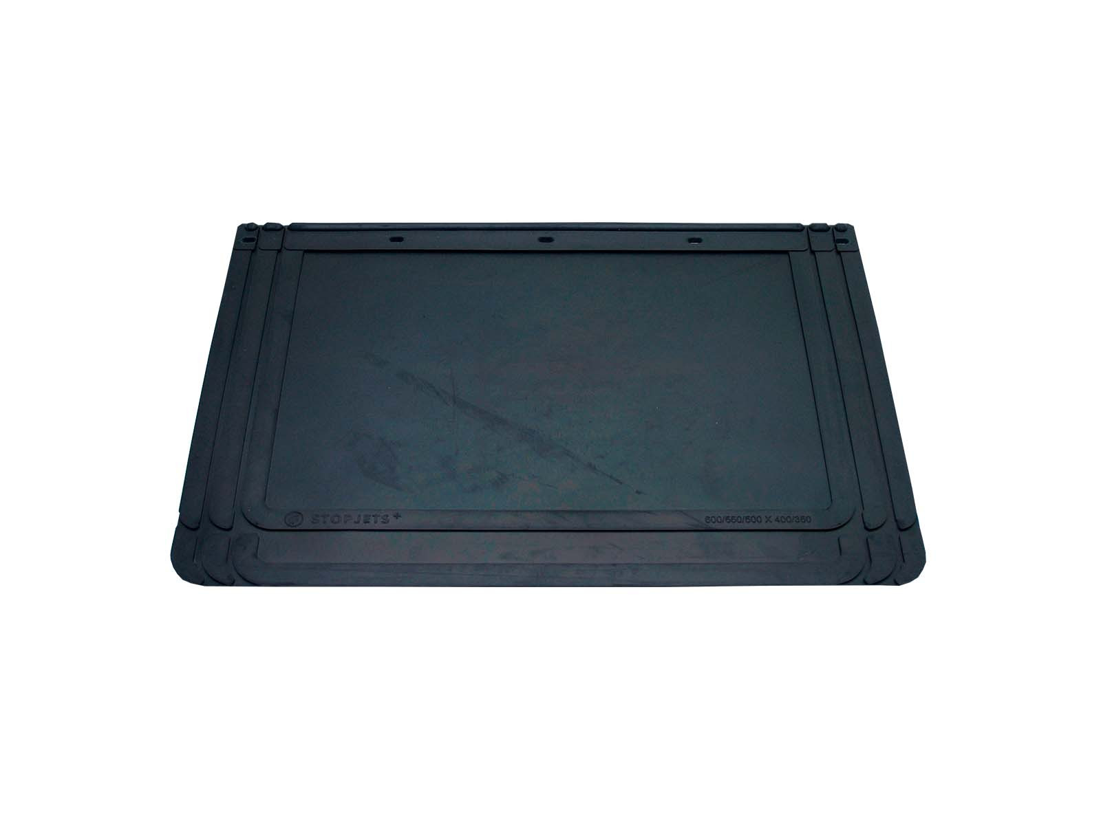 Stænklap 600/550/500 x 400/350mm m/vulst - Dækker bredde 600+550+500mm - Dækker højde 400+350mm