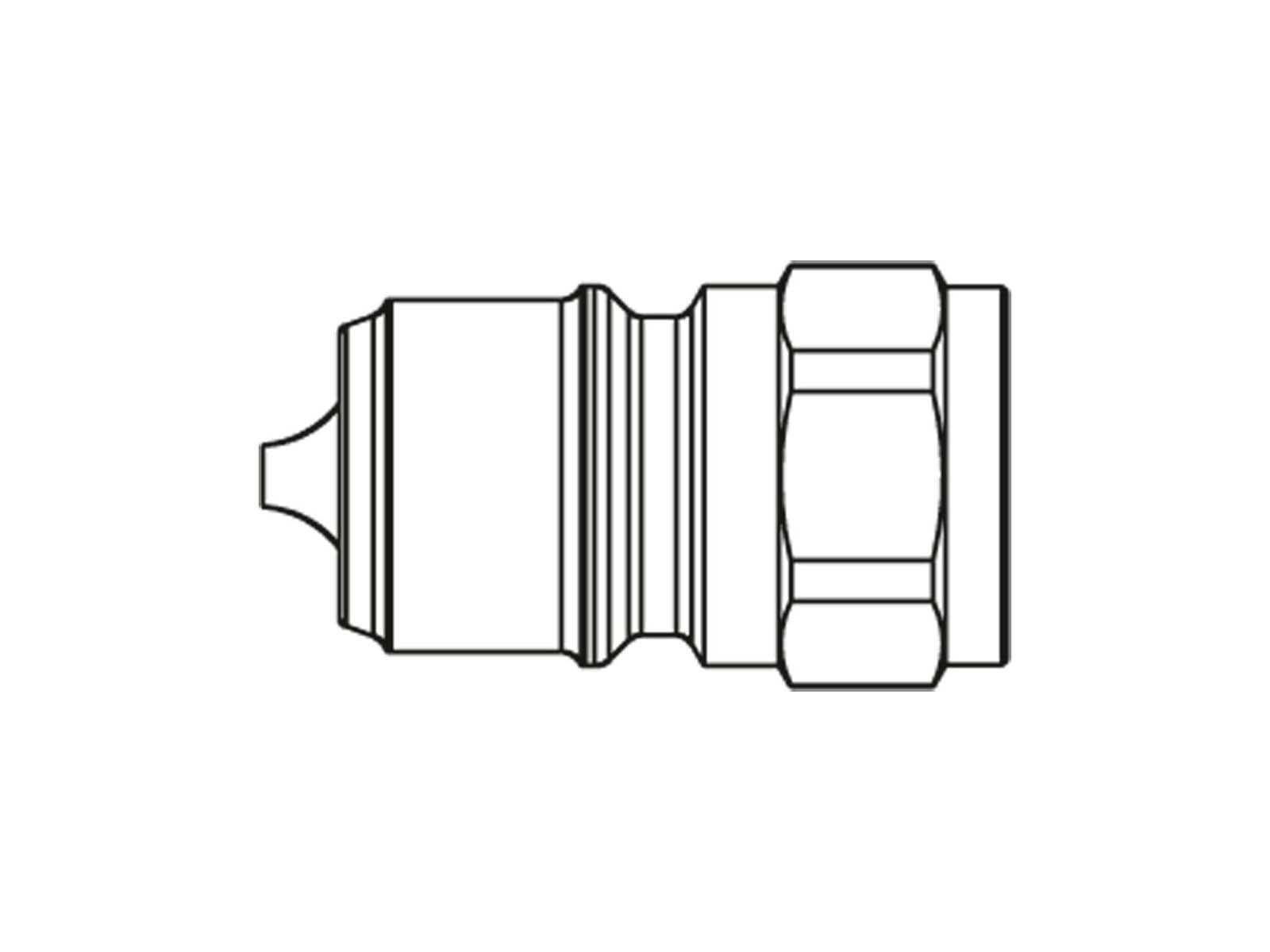 Kobling Elminator ½” stik T-serie - Tema 5021-QC