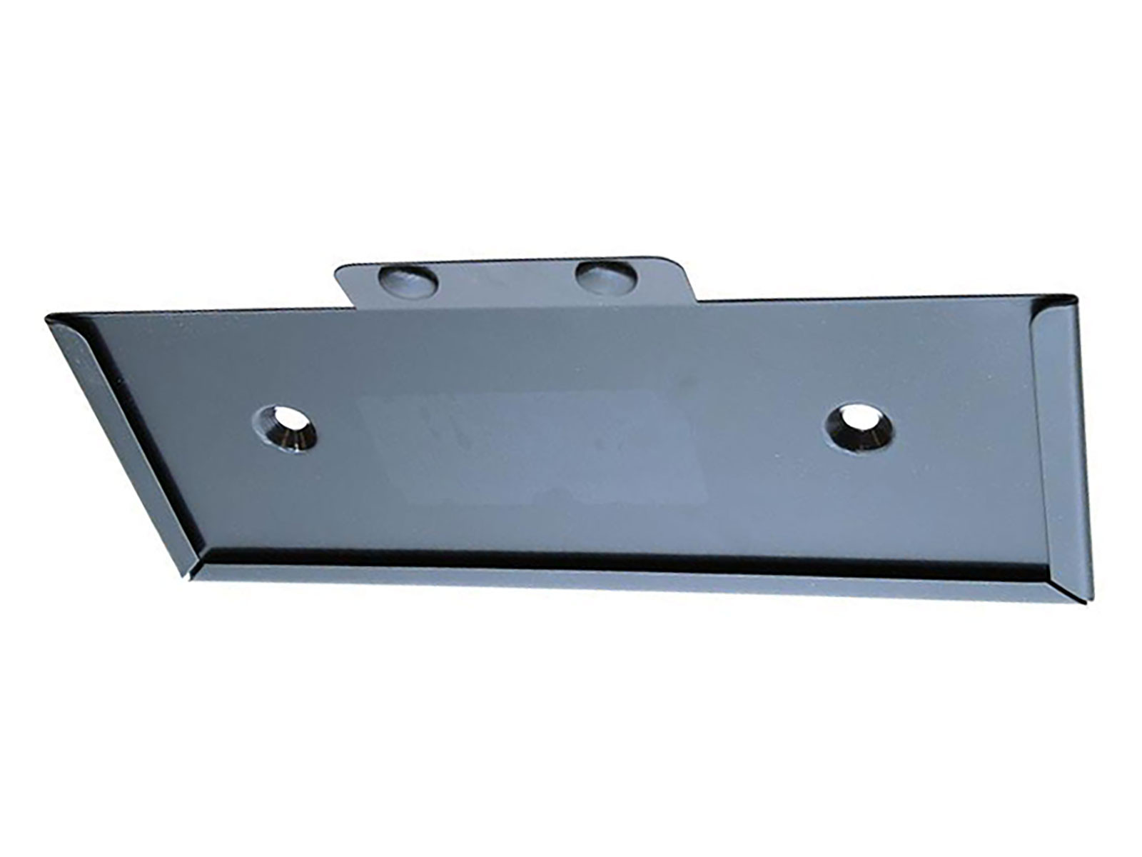 Skilteholder 300x120 mm sort - Pulverlak sort RAL 9005 Ny 2009 model