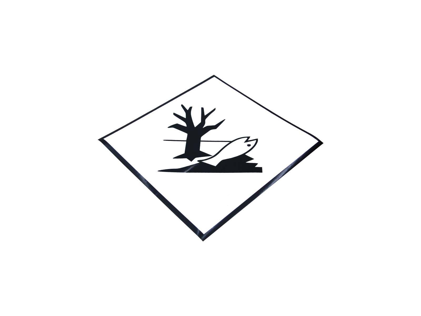 Miljøfarlige stoffer, Klistermærke - 250x250mm