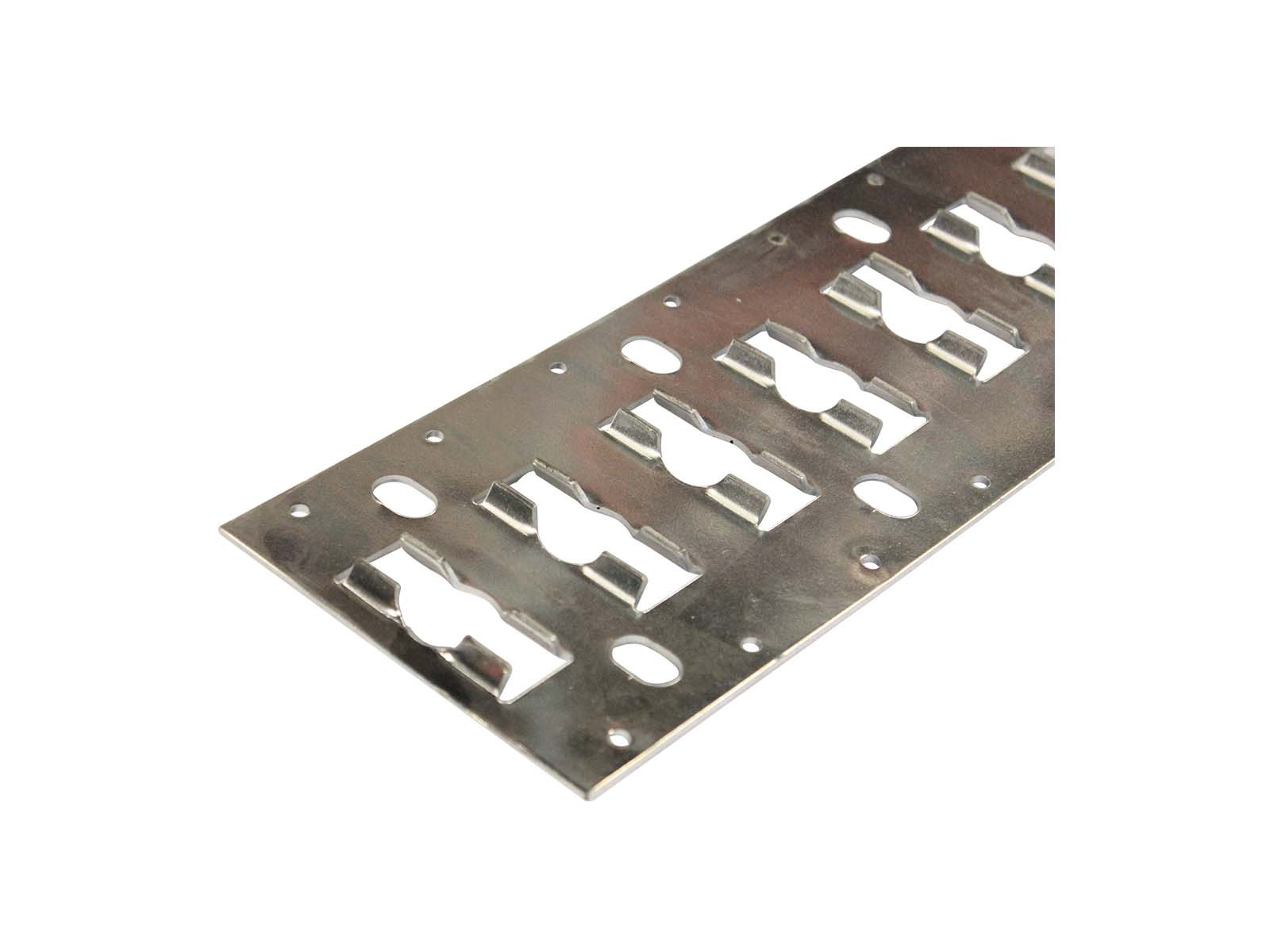 Universalskinne special 3 mtr - 70901, flat track, zinc plated